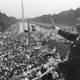 Martin Luther King Jr. waves to supporters on the Mall in Washington, D.C., Aug. 28, 1963.
AFP/Getty Images